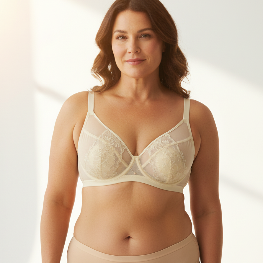 Whisper Lace Minimizer Bra
