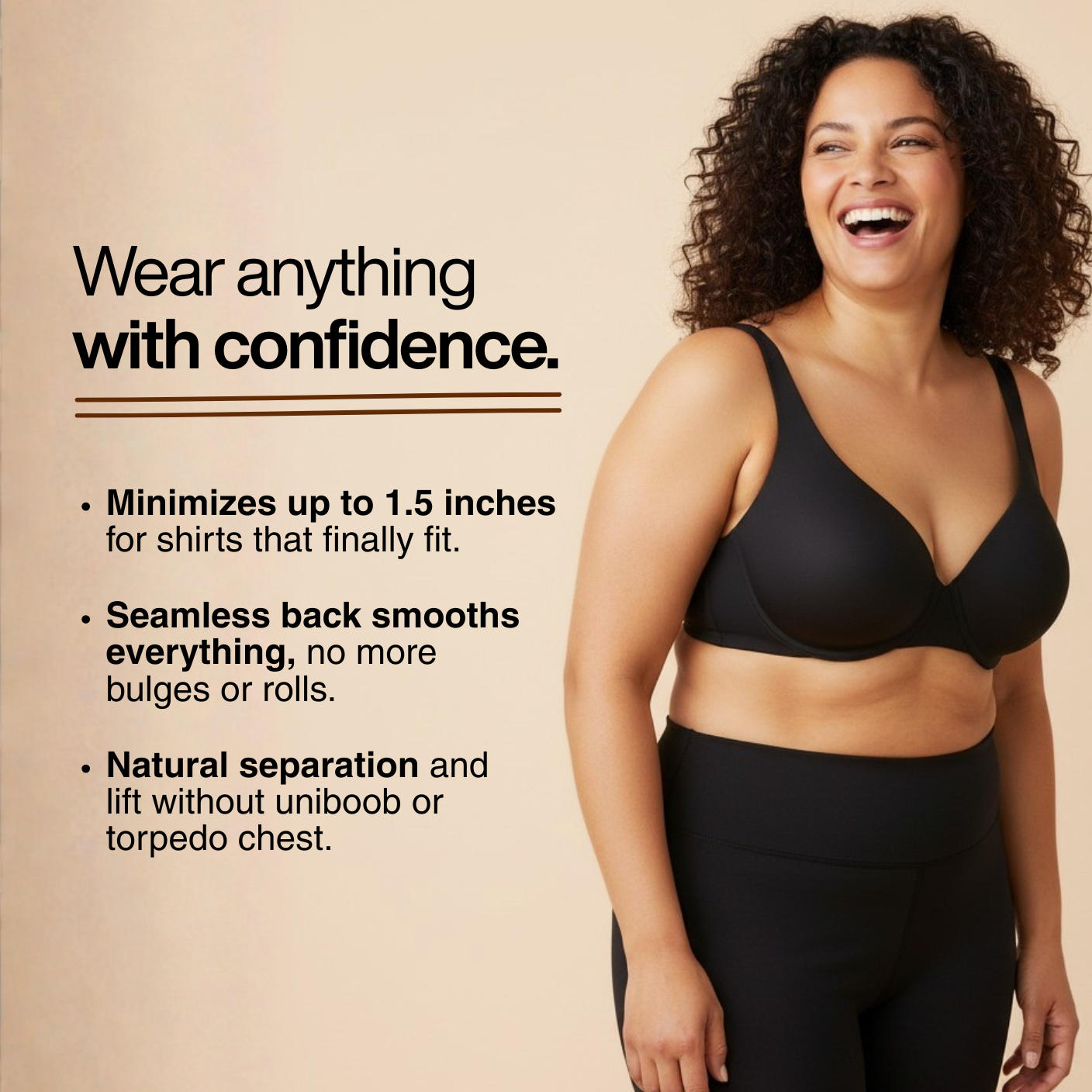 Simone Seamless Minimizer Bra