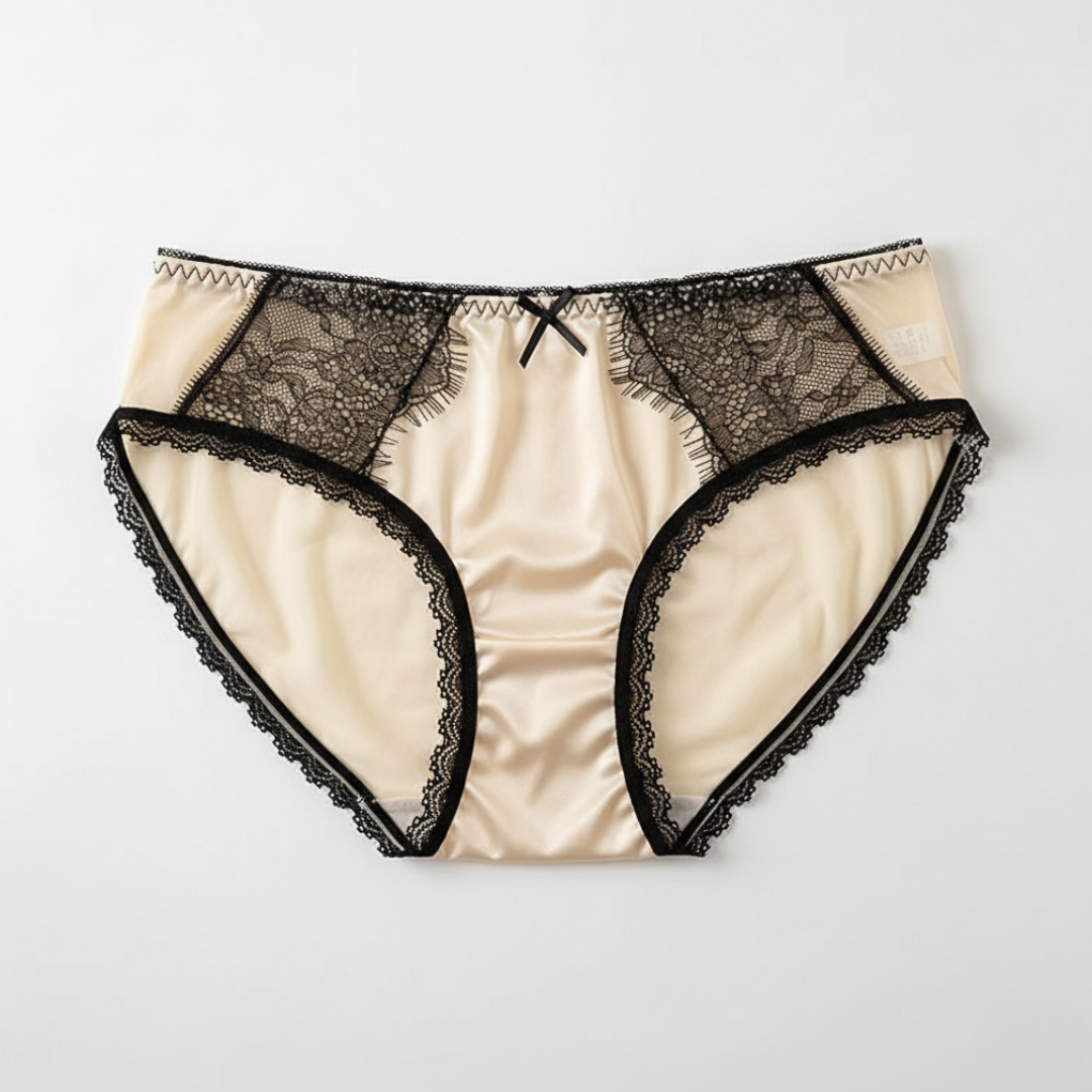 Euphoria Satin Lace Bikini Panty