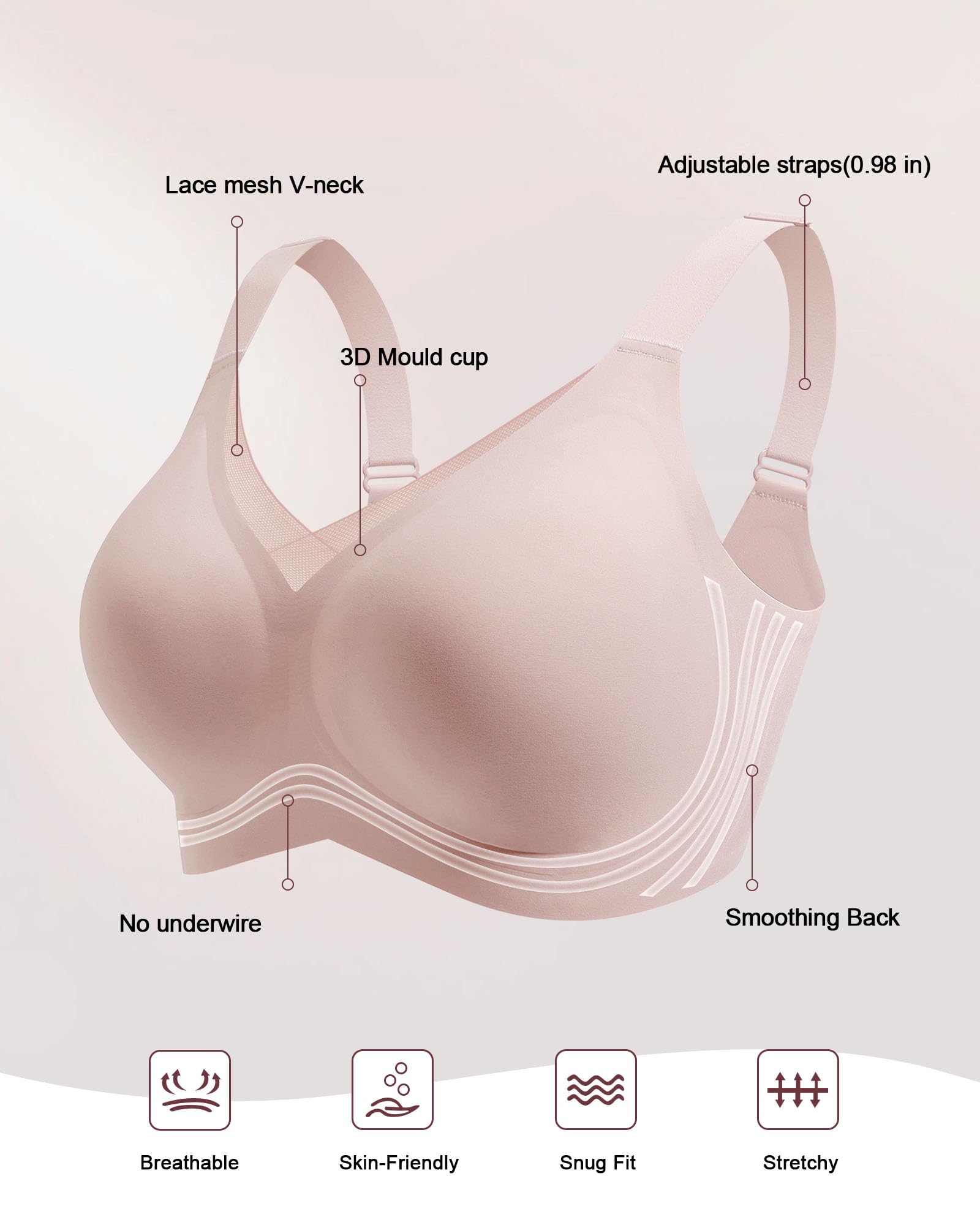 Lift Easy Wireless Bra