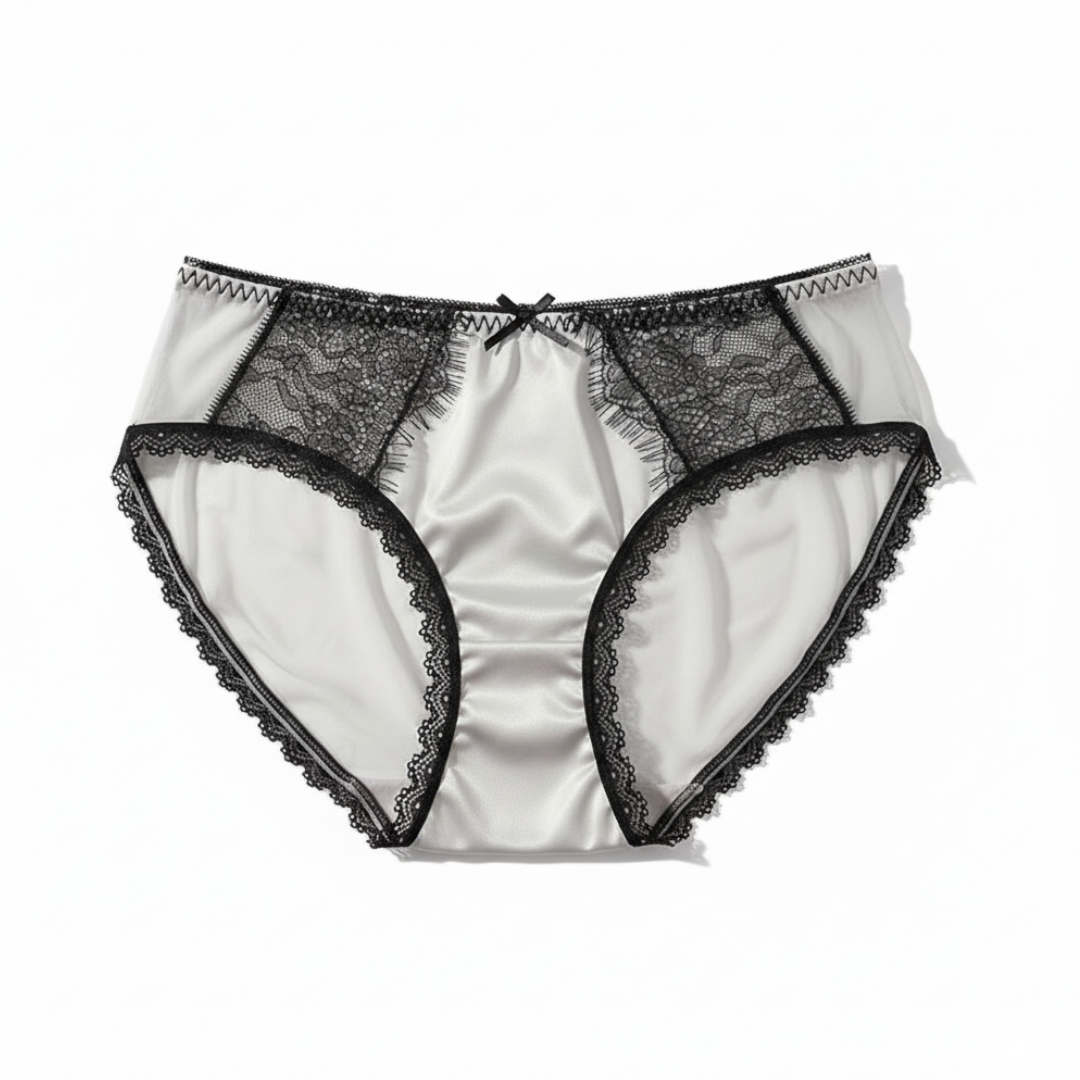 Euphoria Satin Lace Bikini Panty