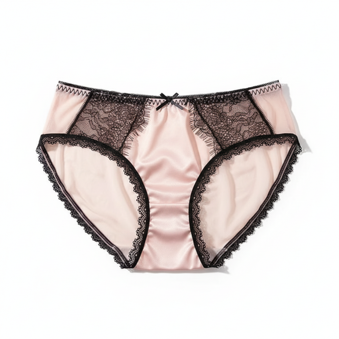 Euphoria Satin Lace Bikini Panty