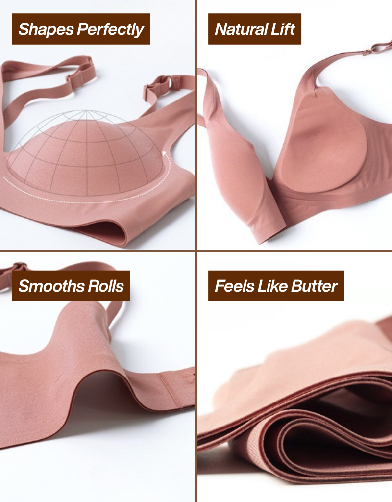 Deep V Wireless Lift Bra
